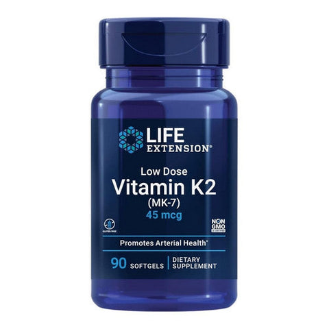 Life Extension, Low Dose Vitamin K2, 45 Mcg, 90 Softgels Life Extension