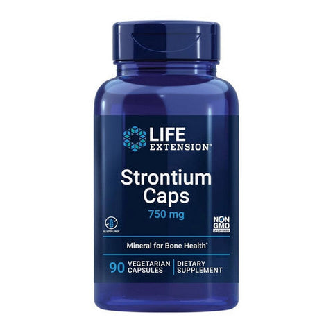 Life Extension, Strontium Caps, 750 Mg, 90 Veg Caps Life Extension