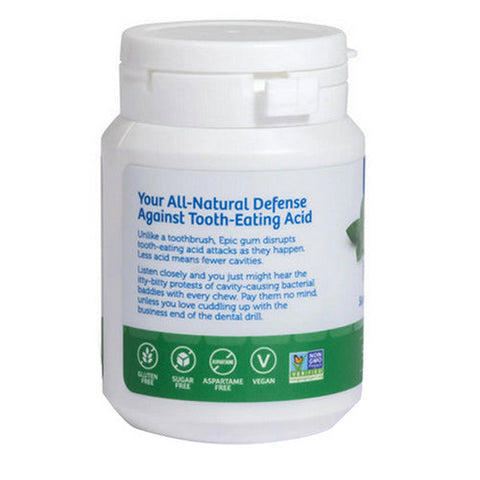 Epic Dental, Xylitol Gum Spearmint, 50 Pieces Epic Dental