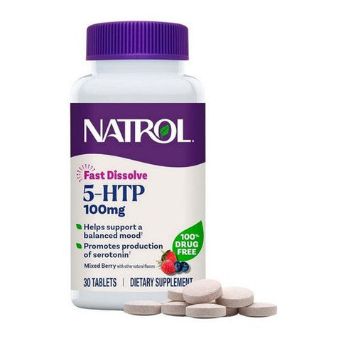 Natrol, 5-HTP Fast Dissolve, 100 mg, 30 Tabs Natrol