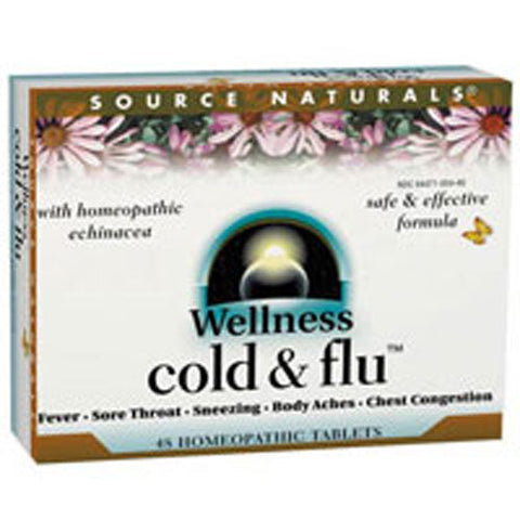 Source Naturals, Wellness Cold and Flu, 12 pc Source Naturals
