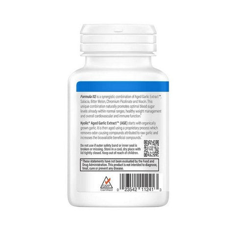 Kyolic, Aged Garlic Extract Blood Sugar Balance Formula 112, 100 CAPS Kyolic