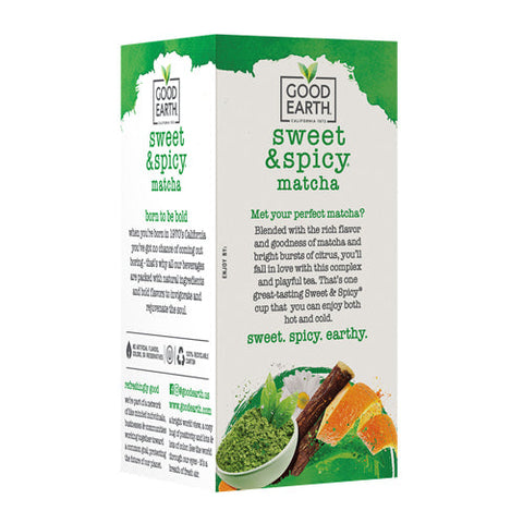 Good Earth Teas, Green Tea Matcha Sweet And Spicy, 18 Bags Good Earth Teas