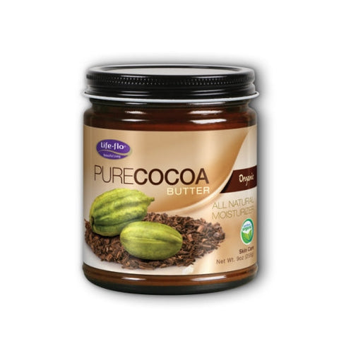 Life-Flo, Organic Pure Cocoa Butter, 9 Oz Life-Flo