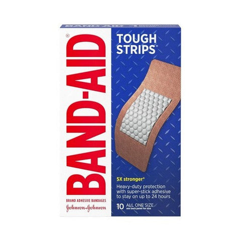 Band-Aid, Tough Strips Adhesive Bandages, 10 Count Band-Aid