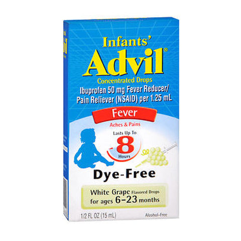 Advil, Fever Infants Concentrated Drops White Grape, 0.5 Oz Advil