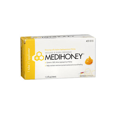 Medihoney, 100% Active Leptospermum Honey Wound And Burn Dressing, 1.5 Oz Medihoney