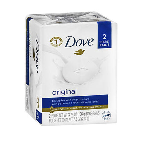 Dove, Original Soap Bar White, 2 Bars Dove