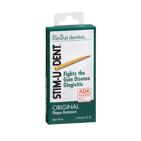 Stim-U-Dent, Stim-U-Dent Plaque Removers Original Mint, 100 Count Stim-U-Dent