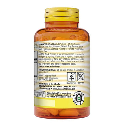 Mason, Natural Black Cohosh Hot Flash Relief, 40 mg, 60 caps Mason