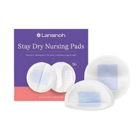 Lansinoh Laboratories, Stay Dry Nursing Pads Maximum Absorbency, 36 Count Lansinoh Laboratories