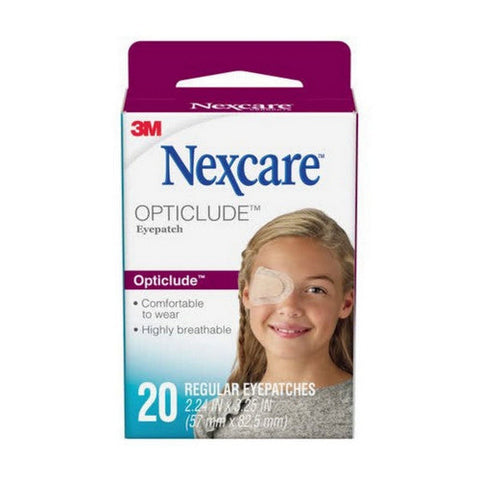 Nexcare, Opticlude Eye Patches Regular, 20 Units Nexcare