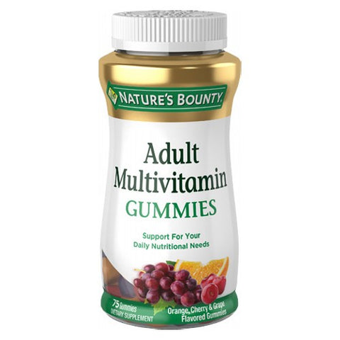 Nature's Bounty, Adult Multivitamin Gummies, 75 Count Nature's Bounty