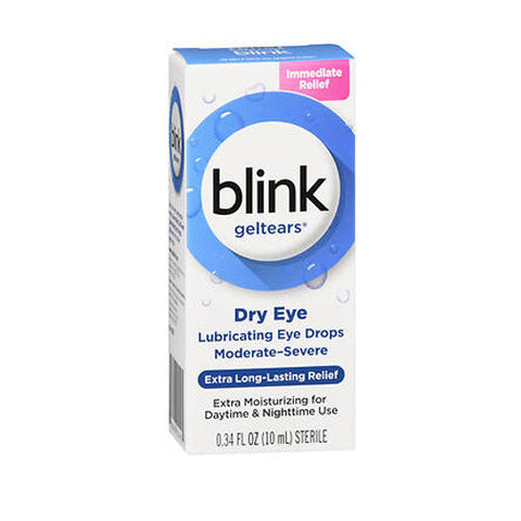 Bausch + Lomb, Blink Geltears Lubricating Eye Drops Moderate Severe Dry Eye, 10 Ml Bausch + Lomb