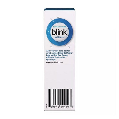 Bausch + Lomb, Blink Geltears Lubricating Eye Drops Moderate Severe Dry Eye, 10 Ml Bausch + Lomb