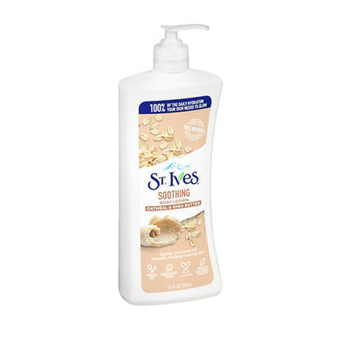 St. Ives, Naturally Soothing Body Lotion Oatmeal And Shea Butter, 21 Oz St. Ives