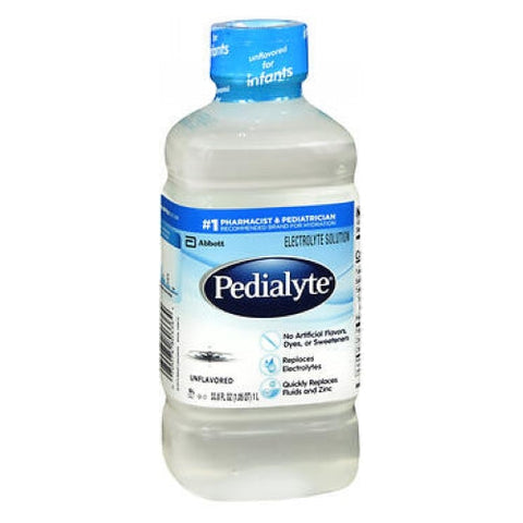 Pedialyte, Electrolyte Solution Unflavored, 33.8 Oz Pedialyte
