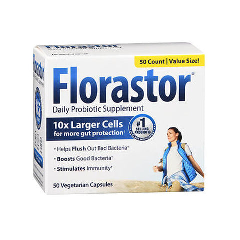 Florastor, Maximum Strength Probiotic Dietary Supplement Caps, 250 Mg, 50 caps Florastor