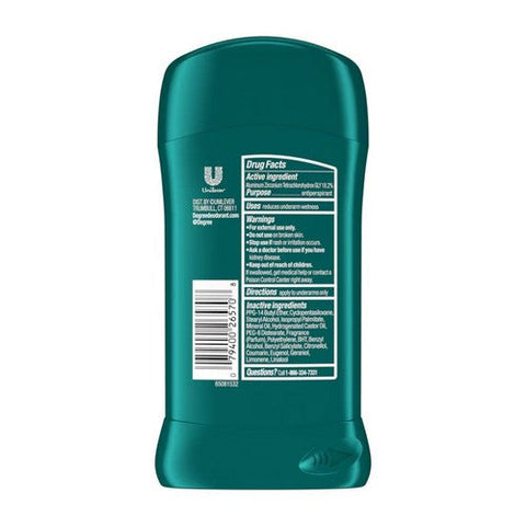Degree, Antiperspirant Deodorant Sport, 2.7 Oz